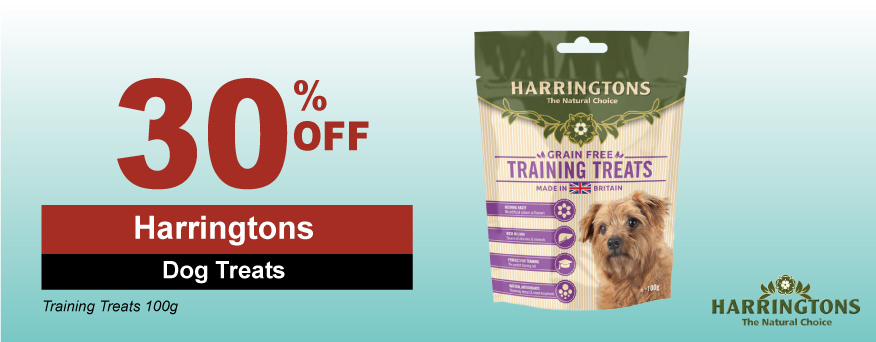 Harringtons Dog Treats Promo